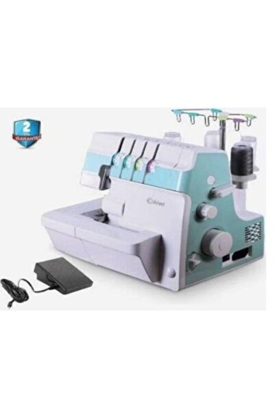 Kiwi Overlok Makinesi Beyaz 2 Yıl Garantili