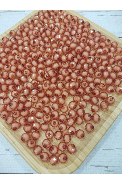 miraylahobi Acrylic Bag Placemat Beads 10 mm 25 Gr (60 Pieces) Brown