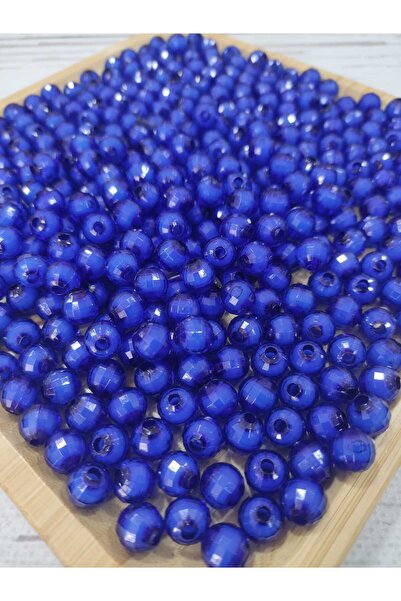 miraylahobi خرز حشو أكياس أكريليك 10 مم 25 جرام (60 قطعة) ساكس أزرق