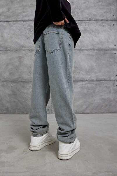 NOMARC 16369-3 Blugi largi cu efect de abraziune