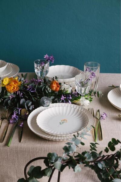 Kütahya Porselen Tiny Miny 6 Parça 21 Cm Pasta Takımı