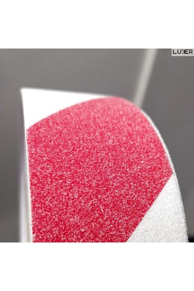 LUXER Anti-Slip Adhesive Tape For Stairs/Steps Indoor/Outdoor, Dimensions 5 cmx5 m, White-Red