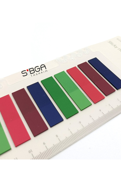 sibga tasarım Transparent Colored Postit Post-it Post It.Bookmark Bookmark Postit Sticker Note Paper 200 Sheets