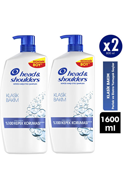 Head&Shoulders Klasik Bakım Kepeğe Karşı Etkili Şampuan 800 ml x 2 ADET