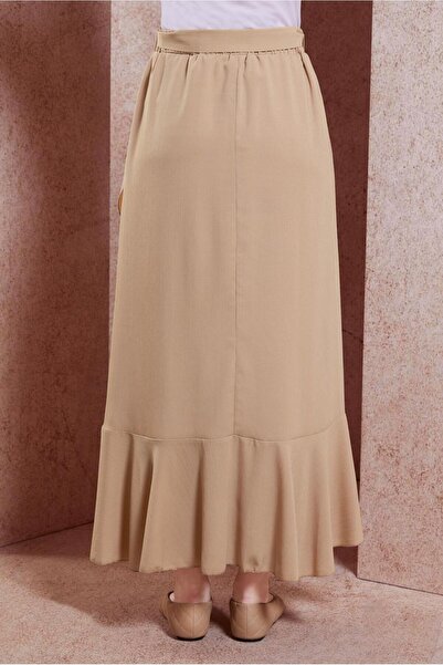 Alvina KUŞAKLI VOLANLI ETEK 60574