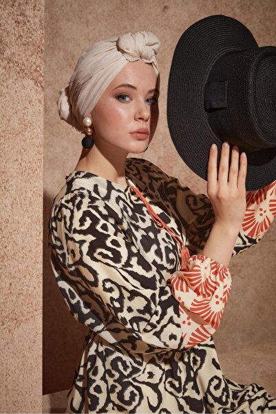 Alvina Φόρεμα με σχέδιο βισκόζης - Μοντέλο 44599