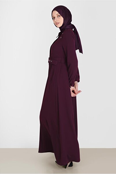 Alvina Belted and Eyelet Detailed Top Coat 10555