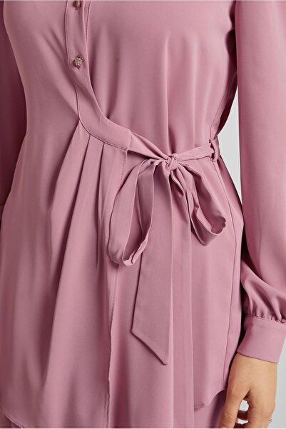 Alvina Tie-Up Detail Pants Suit 45370