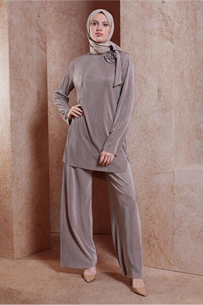 Alvina طقم بنطلون مطوي موديل 44690