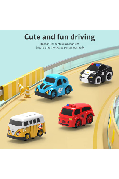 TEGRILO Adventure Track Car Toy - Preschool Educational DIY Racing Set