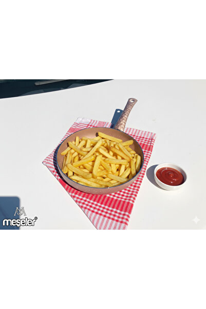 MEŞELER Granite Pan 30 cm Rose