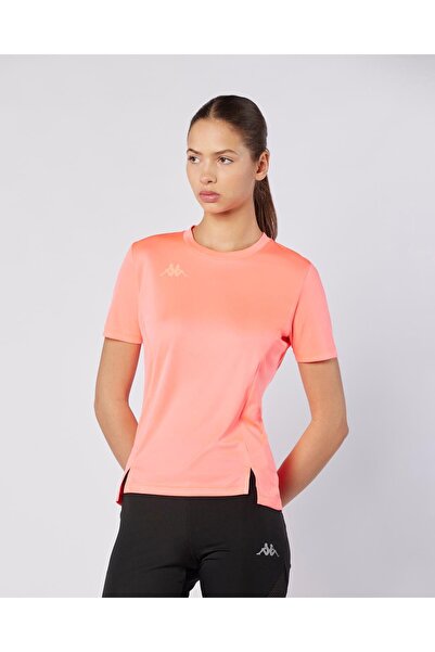 Kappa Eria Tur Kadın Kırmızı Regular Fit Tişört