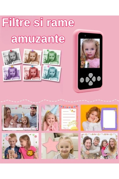 SMARTIC Mobile phone for children, Full HD 1080p, 48MP, 2.4", SD 32GB, selfie+1 game+MP3