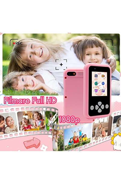 SMARTIC Mobile phone for children, Full HD 1080p, 48MP, 2.4", SD 32GB, selfie+1 game+MP3