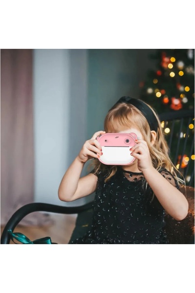 SMARTIC Instant printing photo camera, Full HD 1080p, 12MP, 2.4", SD 32GB+3 rolls, selfie+1 game+MP3