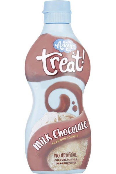 ASKEYS صلصة حلوى الشوكولاتة بالحليب، 325 غرام