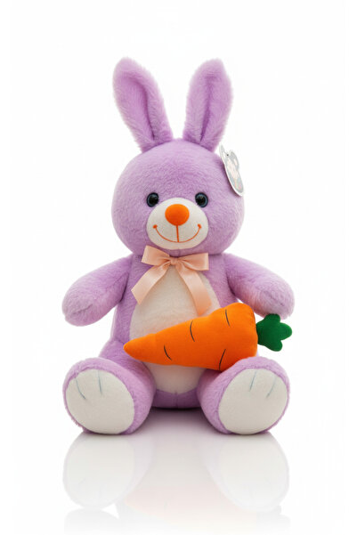 POLLYTOYS PELÜŞ OYUNCAKTA DÜNYA MARKASI أرنب لطيف مع جزرة من إنتاج فريما 🧸