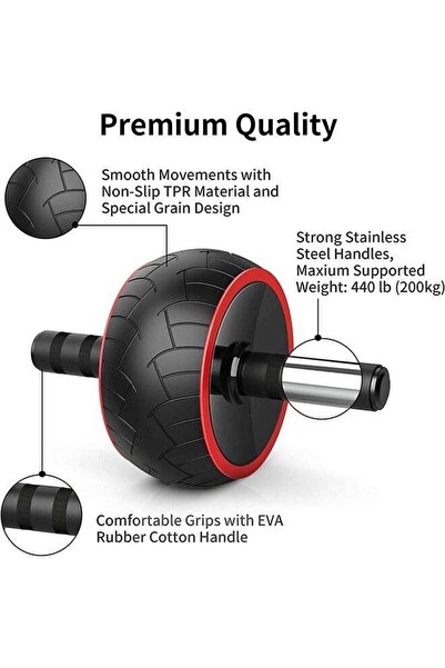 fulina Ab Roller Wheel, Ab Roller for Abs Workout, Ab Exercise Equipment for Home Gym, Ab Workout Equipment