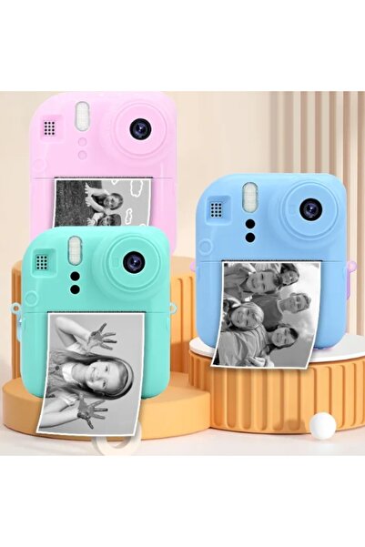 SMARTIC Instant printing photo camera, Full HD 1080p, 12MP, 2.4", SD 32GB+2 rolls, selfie+1 game+MP3