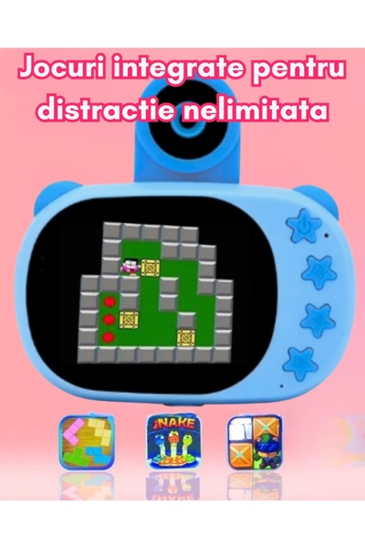 SMARTIC Children's digital camera, Full HD 1080p, 20MP, 2.4", SD 32GB, selfie+3 games+MP3