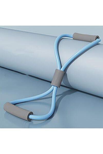 Choice Blue Yoga Resistance Bands Elastic Band Sports Exercise Puller 8-shape...