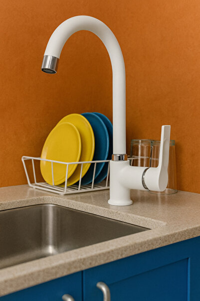 YDGR Dalyan White Delta Stylish Kitchen Faucet