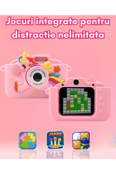 SMARTIC Children's digital camera, Full HD 1080p, 40MP, 2.4", SD 32GB, selfie+3 games+MP3