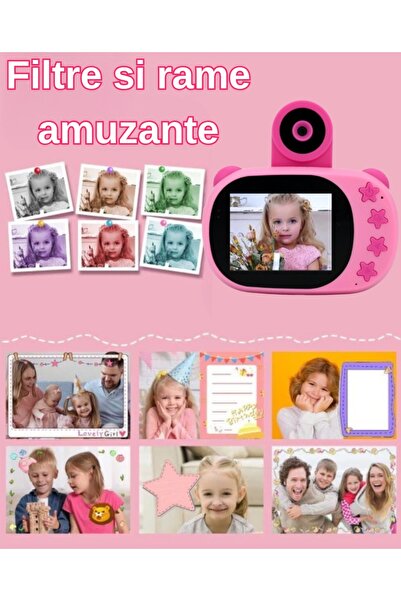 SMARTIC Children's digital camera, Full HD 1080p, 20MP, 2.4", SD 32GB, selfie+3 games+MP3