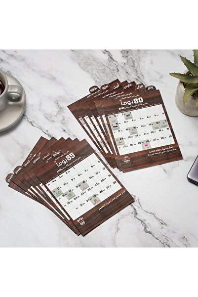 Story of candle 2025 Calendar, Luxury Desk Calendar with Premium Paper Calendar, Office and Home Gift