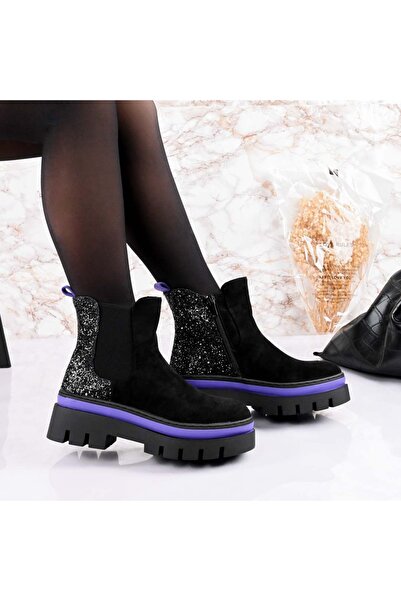 Tmall Ghete de damă, din piele întoarsă ecologică, cu interior moale, TM1GD10...