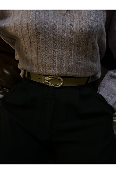 LİA KEMER Curea de damă cu cataramă în formă de șarpe, curea de talie, curea ...