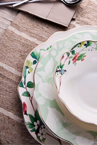 Perotti Porselen Bridy Bone 24 Parça 6 Kişilik Yemek Takımı