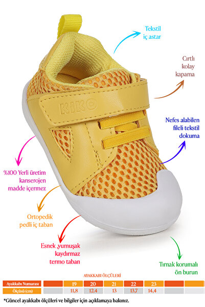 Kiko Kids Puppies Velcro Baby Girl First Step Orthopedic Daily Shoes