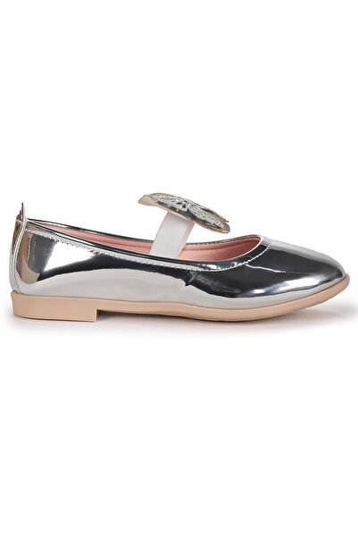 Kiko Kids Menz Mirror Butterfly Elastic Girls' Ballerina Shoes