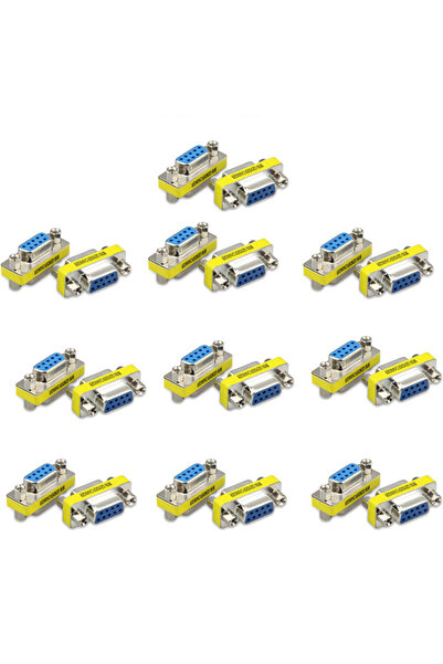 KEEPRO مجموعة محولات RS232 أنثى إلى DB9، 10 قطع