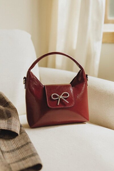 Mopia Fiyonklu viral Cherry kadın mini el askılı çanta