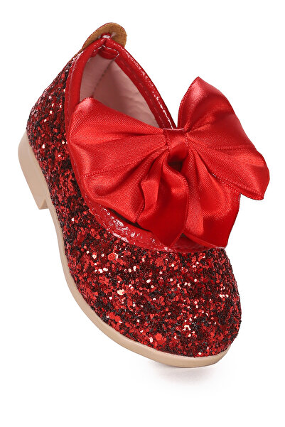 Kiko Kids Tari Broken Glass Bow Elastic Baby Girl Ballerina Shoes