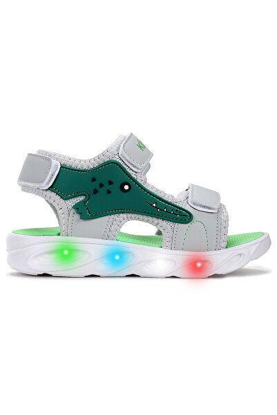 Kiko Kids Arnı Daily Lighted Velcro Baby Boy Sandals Shoes