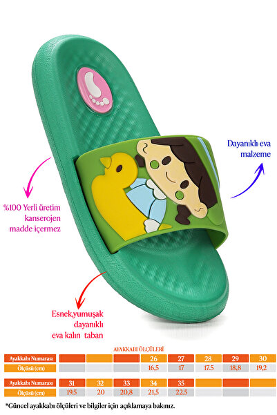 Kiko Kids Dock Eva Beach Pool School Nursery Girls' Slippers