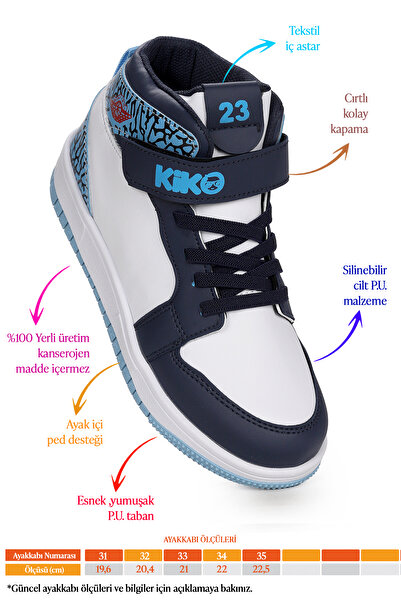 Kiko Kids Спортни обувки за момчета - Alpa Velcro Casual