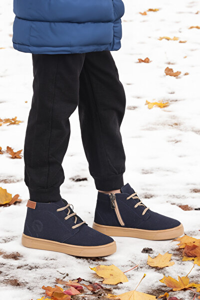 Kiko Kids Homer Fermuarlı Erkek Bebek Günlük Bot Ayakkabı