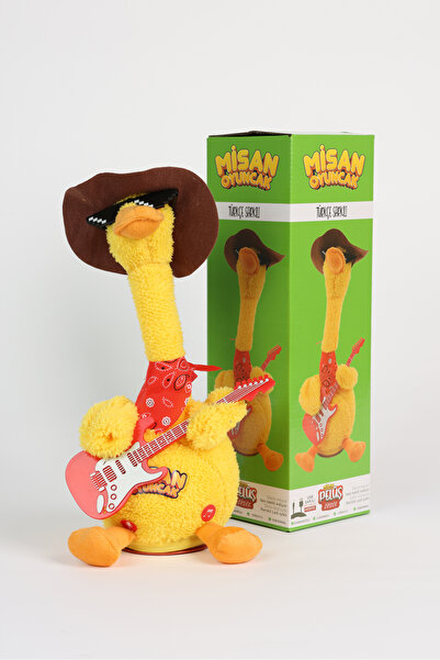 misan Konuşan Dans Eden Türkçe Şarkılı Müzikli Işıklı Taklitçi Saksı Ördek Pe...