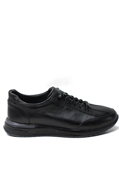 Yeşildaş Men's 100% Genuine Leather Orthopedic Sole Rubber Lace-Up Shoes