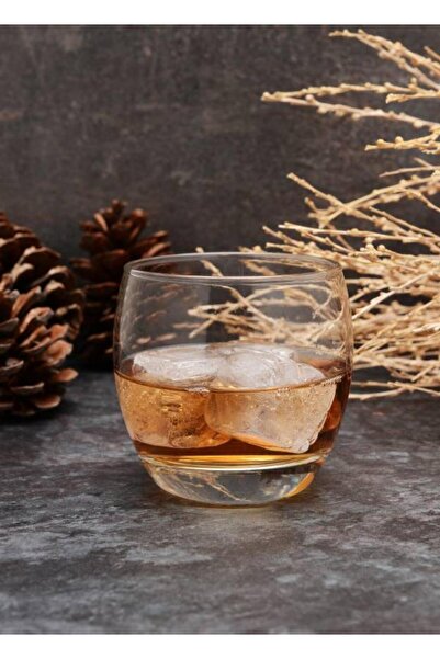 Paşabahçe Barrel 6-Piece Water and Soft Drink Glass Set - Modern Design Glass...