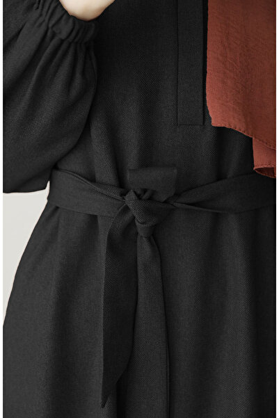 suhneva Коротке хіджабне плаття Hafsa Hijab Dress Abaya Black