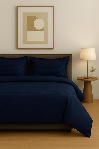 Pamuk Saten Çift Kişilik Nevresim Takımı