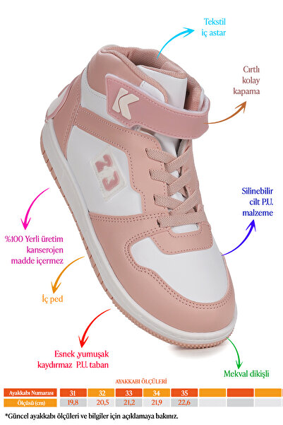 Kiko Kids Αθλητικά παπούτσια για κορίτσια Carde Daily Velcro