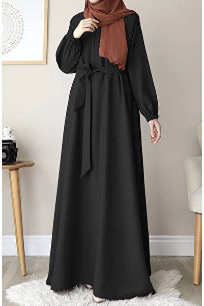 suhneva Коротке хіджабне плаття Hafsa Hijab Dress Abaya Black