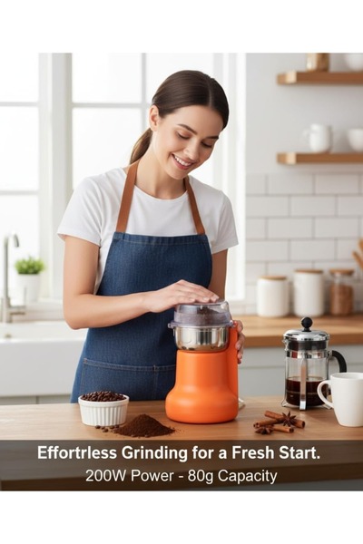 Generic Sonika All-in-One Electric Coffee Grinder, Spice and Herb Grinder, 200W Coffee Mixer , QL-006F