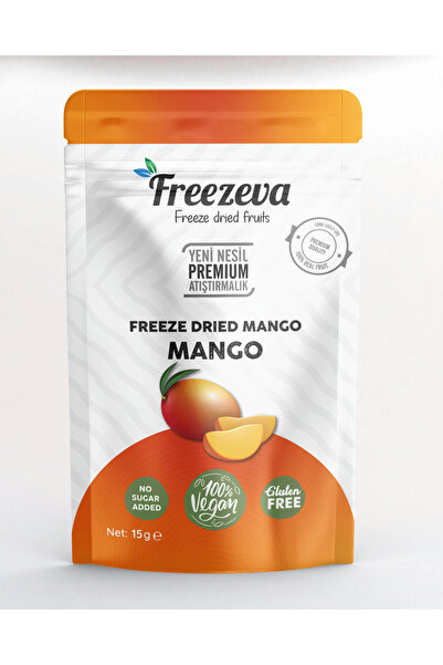 Freezeva Dondurularak Kurutulmuş Mango 15 gr – Freeze Dried Mango- Mango Kuru Meyve Cipsi
